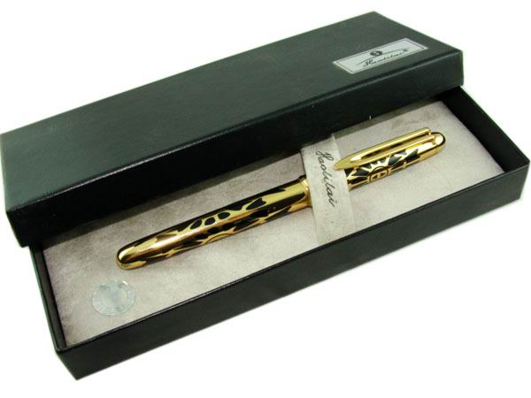 专柜正品 豪利来钢笔88A金色铱金笔 签字笔 练字笔 HL04