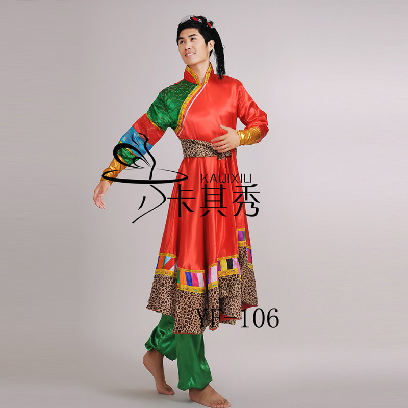 民族服装 藏族蒙古族表演服 男款少数民族服装 男款特价促销