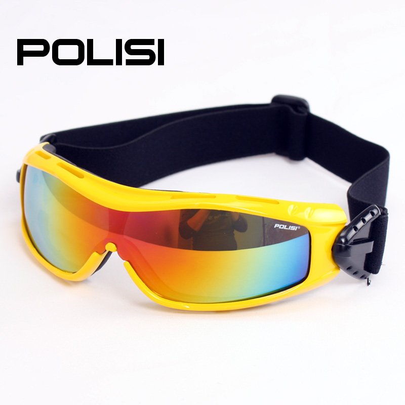 儿童款 正品POLISI滑雪镜 防风护目镜骑行风镜 多色可选 大人可用
