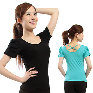 依琦莲2011夏季新款短袖瑜伽服上衣 YS11013 3色
