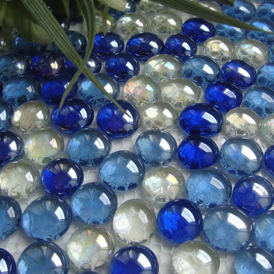 【静思马赛克】玻璃珠/透明蓝色/卫生间墙地砖/水池/ZC-3B