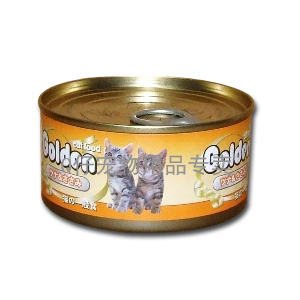 金皇冠 058299 日本golden金赏猫罐(金**鱼+鸡肉)170g