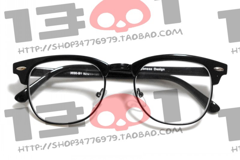 非RayBan 低价款3016 5154CLUBMASTER 半框眉镜 眼镜架 多色