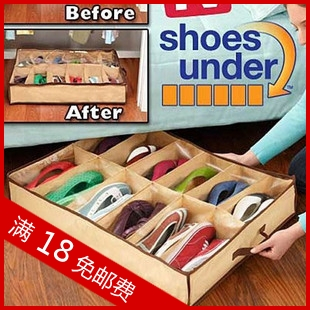 [满包邮] 卡秀收纳-12格透明收纳鞋袋/收纳鞋盒/收纳盒