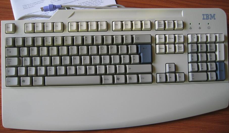 IBM经典/装卸手托服务器键盘标准英文UK键盘适合欧元区、英资工作