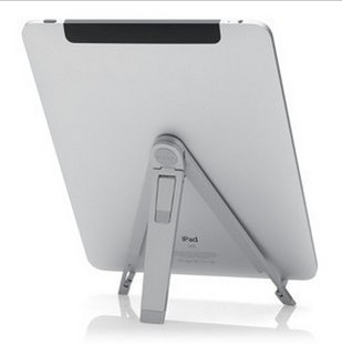 苹果 iPad 2 便携式 铝合金 Galaxy P1000 Tab HTC flyer三角支架