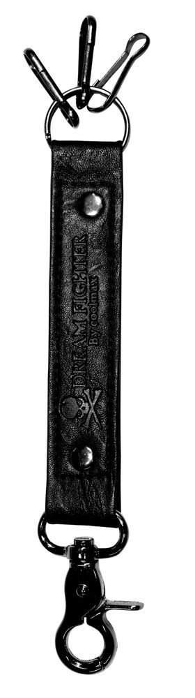 COOLMAX潮流指标 3-81-33-03-1 黑色绣花钥匙扣带 原价：25.00