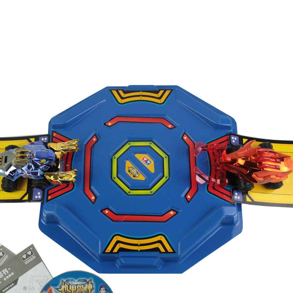 奥迪正品-机甲兽神2升级版681301激战擂台套装 带斗盘 正版玩具