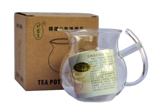新益号功夫茶具 200ML耐高温玻璃杯功道杯 泡茶专用茶壶