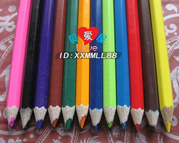 正品马利水溶性彩色铅笔12色 水溶彩色铅笔 水溶性彩铅 水溶彩铅