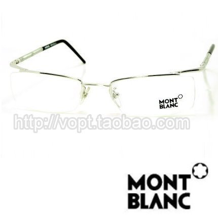 香港友人 Montblanc 万宝龙 眼镜架 眼镜框 MB122 H60 銀色 正品