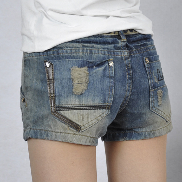 包邮！牛仔短裤 女 夏2011 韩版显瘦 夏季女士牛仔热裤 超短裤 潮