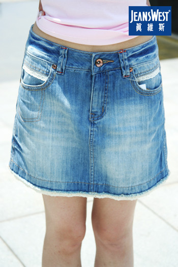 真维斯jeanswest 香港正品时尚女短裙 2010夏新款
