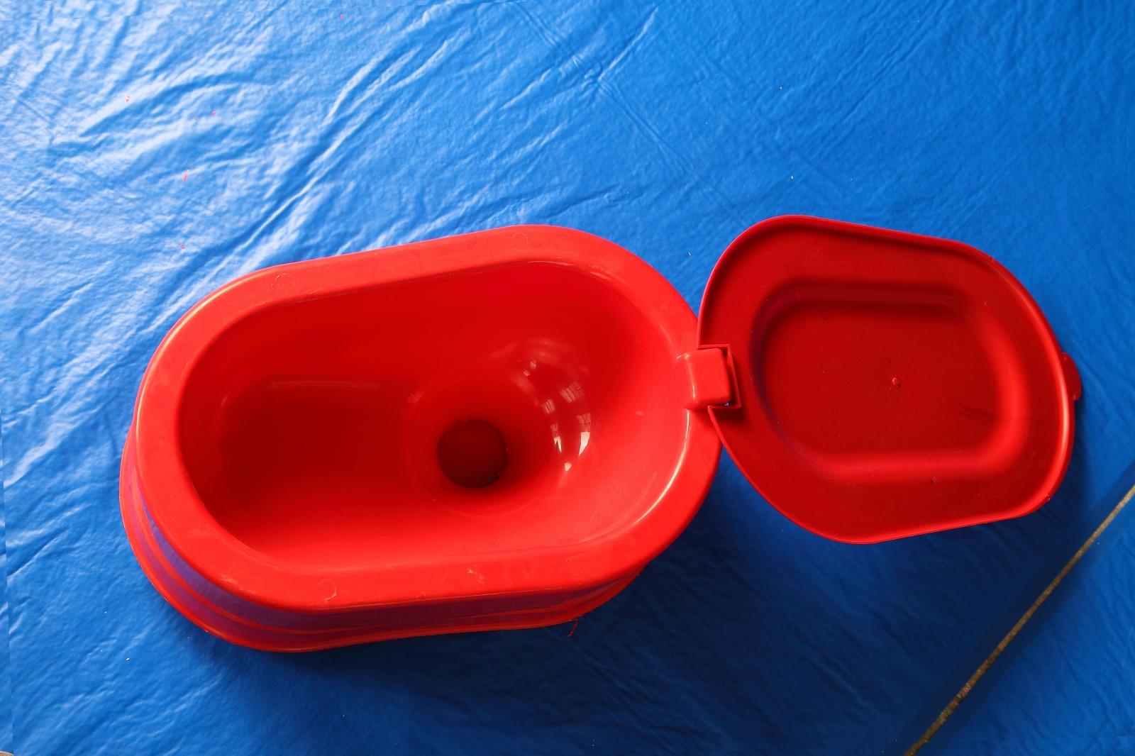 装修用临时马桶塑料蹲便器大小便斗一次性塑料工地便池地面保护膜