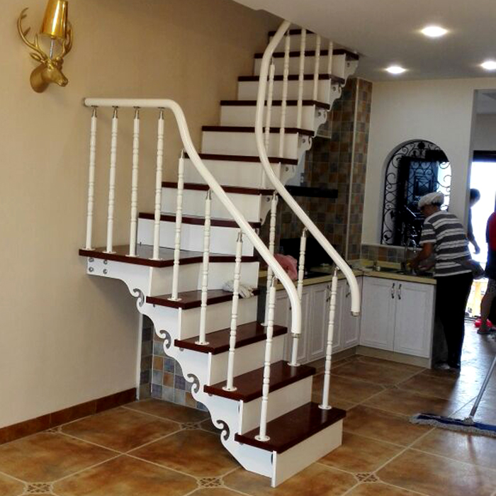 百耀楼梯特价 室内楼梯 复式楼梯 阁楼梯 钢木楼梯 碟片双梁