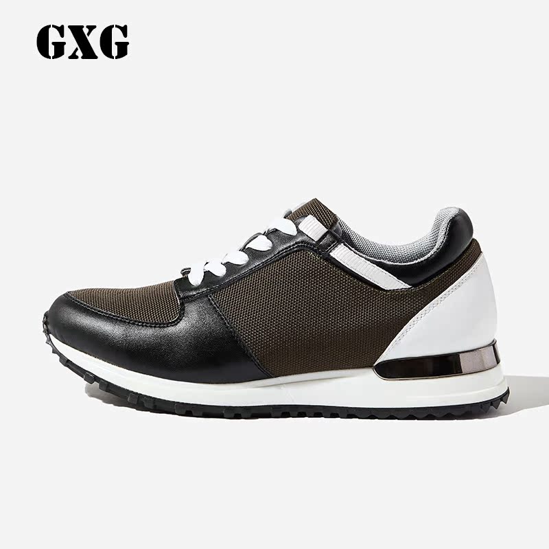 GXG男鞋 男士时尚韩版透气拼接舒适休闲运动鞋#61850836