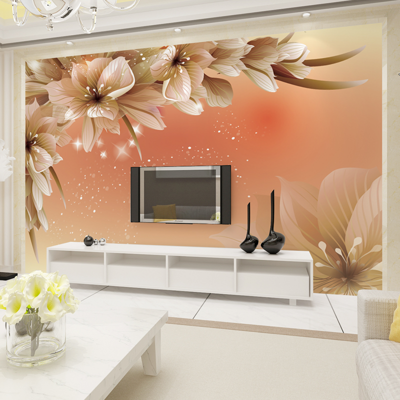 3d立体现代简约无缝壁画欧式客厅电视背景墙壁纸卧室影视墙纸墙布