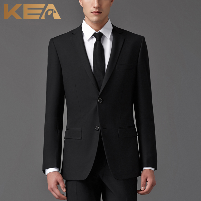 KEA夏季男士西服套装商务正装面试职业装工作西装男新郎结婚礼服