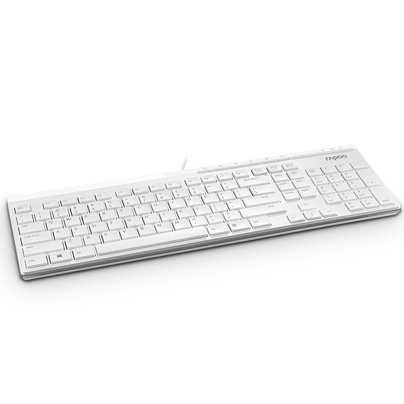 雷柏/Rapoo N7000有线纤薄键盘 键盘 有线 电脑键盘 笔记本键盘