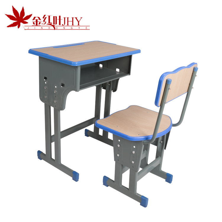 特价学生课桌椅批发厂家直销 单人可升降课桌椅 暑假培训班课桌椅