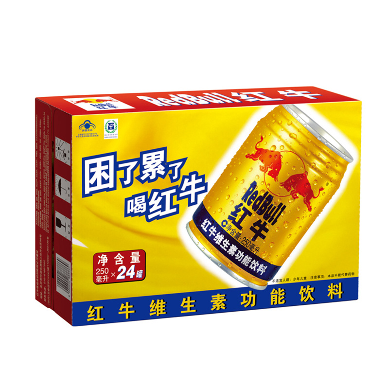 【当当超市】红牛维生素功能饮料整箱装 (原味型250ml*24罐/箱)