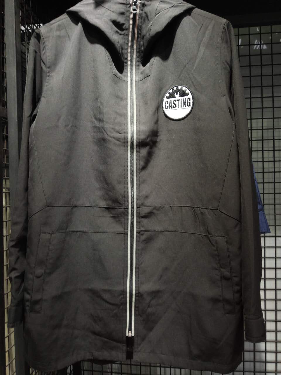 MOGAO摩高男装 秋季商场同款黑色连帽休闲风衣外套631246001
