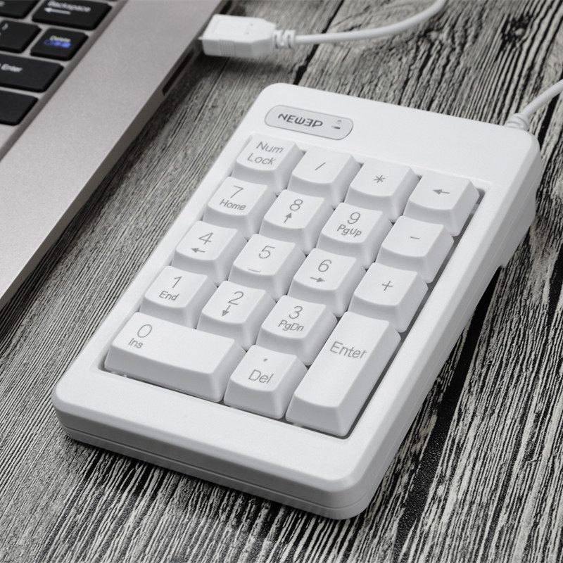 星e派 外接迷你数字键盘支持苹果MAC安卓平板手机加粉有线小键盘