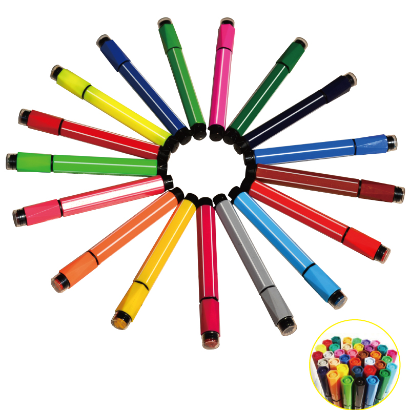 儿童绘画涂鸦用好品质可水洗彩笔画笔可水洗颜色鲜艳
