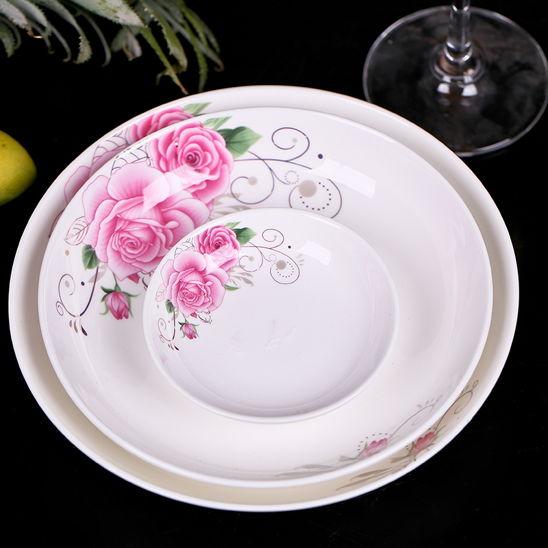 特价小碟子陶瓷骨瓷小盘子家用味碟4英寸将酱醋碟子多款花色餐具