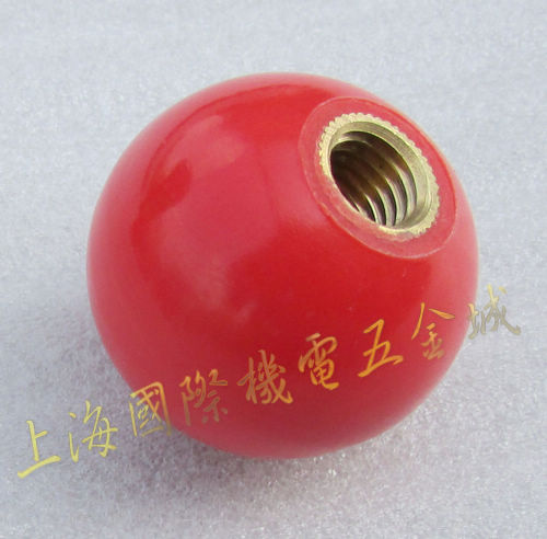 上海 红色8*20mm胶木把手螺丝 胶木手柄球 手柄螺丝 操作杆球24g