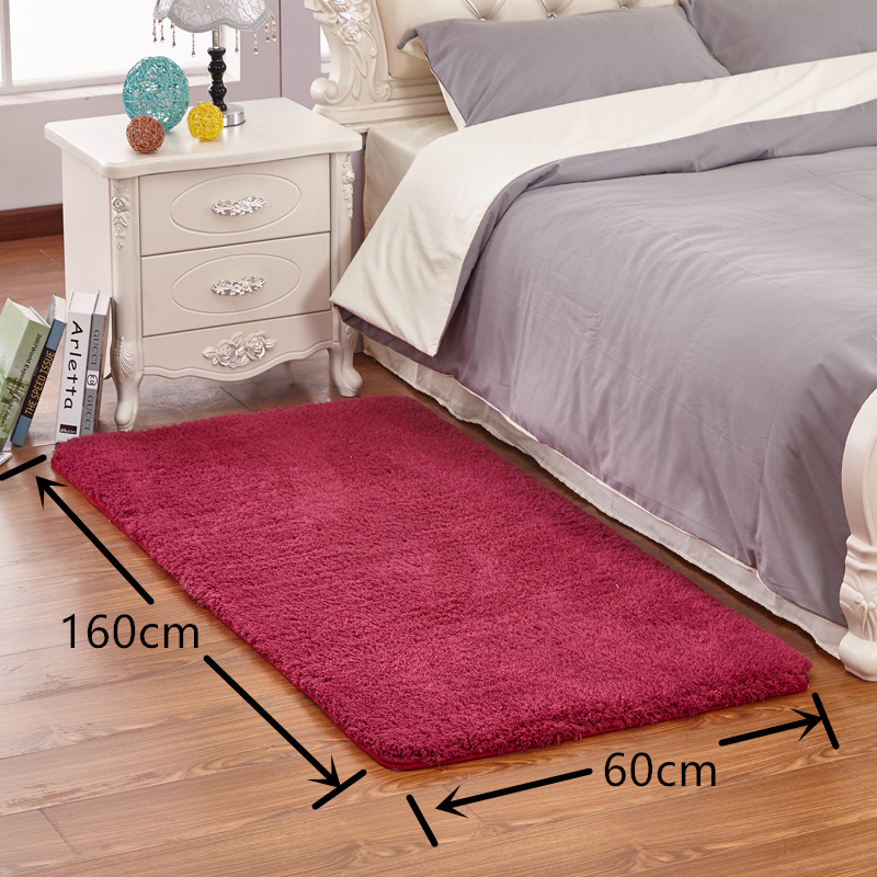 特价包邮现代简约长方形卧室床边地毯