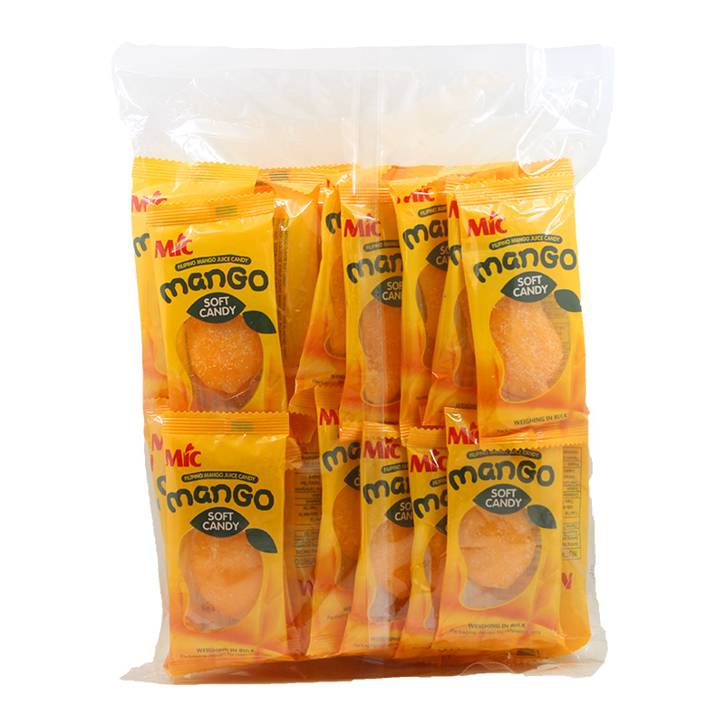 菲律宾进口 MIC牌芒果汁VC软糖500g 零食糖果 好吃柔软香甜大包装