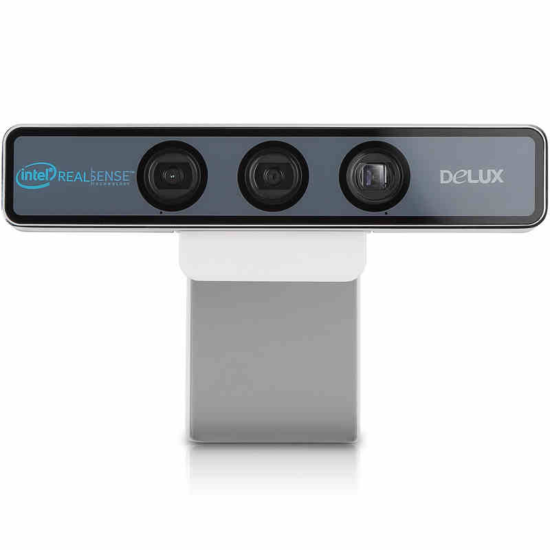 开发票】Delux多彩SR300 Intel RealSense技术实感3D体感摄像头
