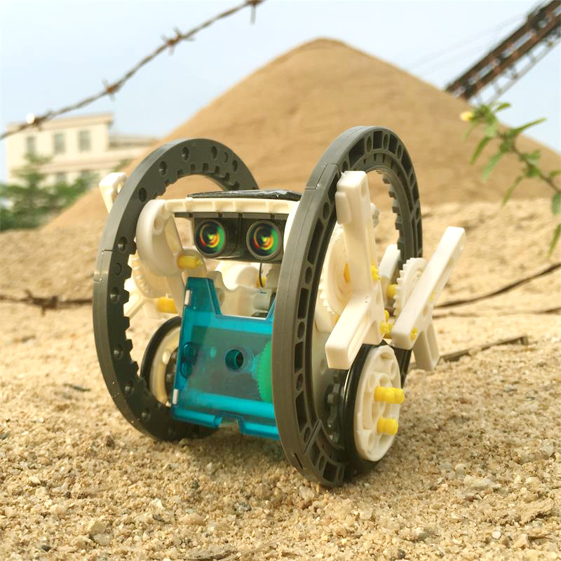 太阳能玩具小车拼装机器人科学实验玩具科技小制作小发明diy材料