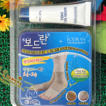 韩国进口正品 护脚套+护足霜套装（防脚裂专用）