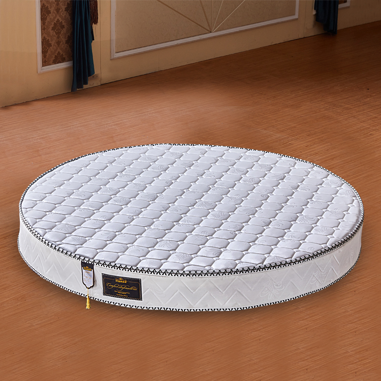 美嘉思圆床垫弹簧床垫席梦思高密度海绵三边床垫直径2米M-yd3