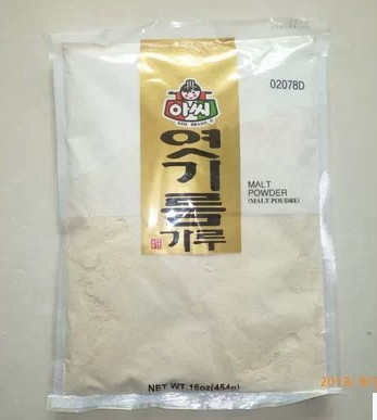 韩国进口细麦芽粉454克 酿造韩国米汁原料 高营养高钙 做米汁必备