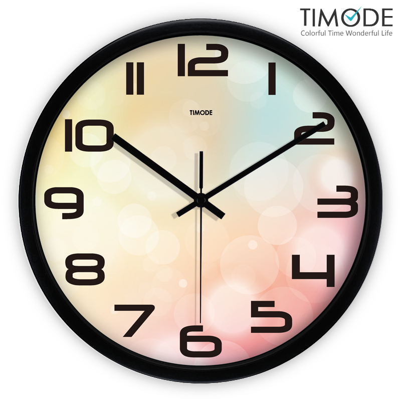 timode优时挂钟静音时尚简约创意钟表 客厅艺术装饰石英时钟