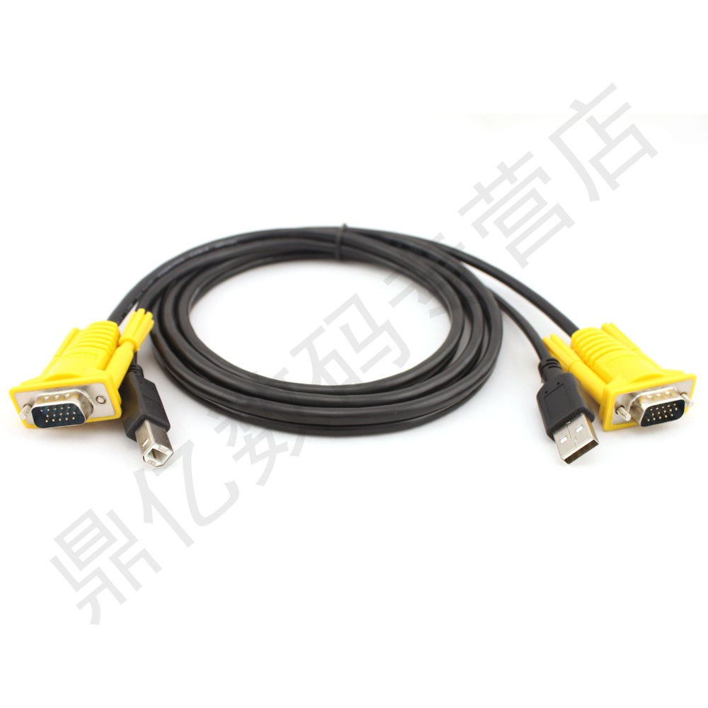 迈拓原装 KVM线双并线 切换器(USB)专业线 原装双并线 1.5米