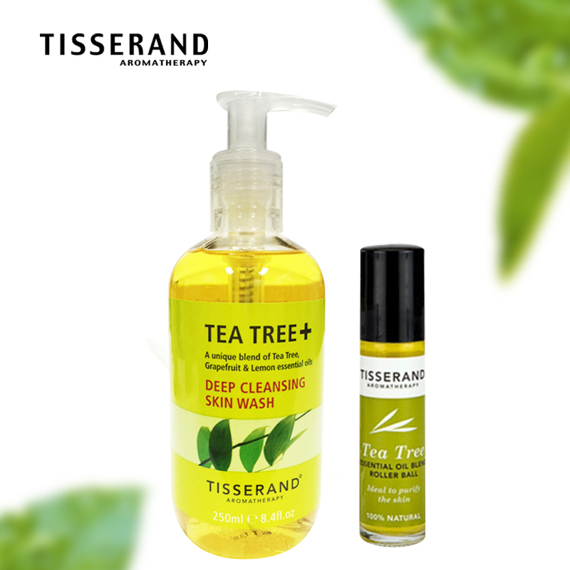滴莎兰德Tisserand茶树胶茶树一级棒精油祛痘深层清洁滴沙兰德
