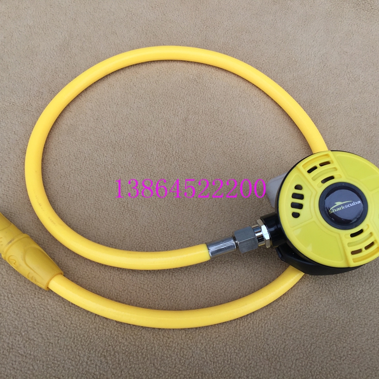 潜水呼吸器黄色备用潜水呼吸调节器水肺深潜呼吸调节器备用二级头