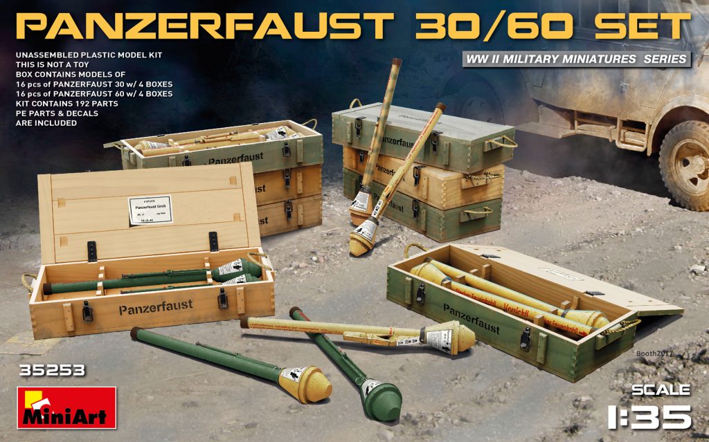 【海光预售】Miniart35253 1/35德国反坦克火箭筒铁拳30/60型