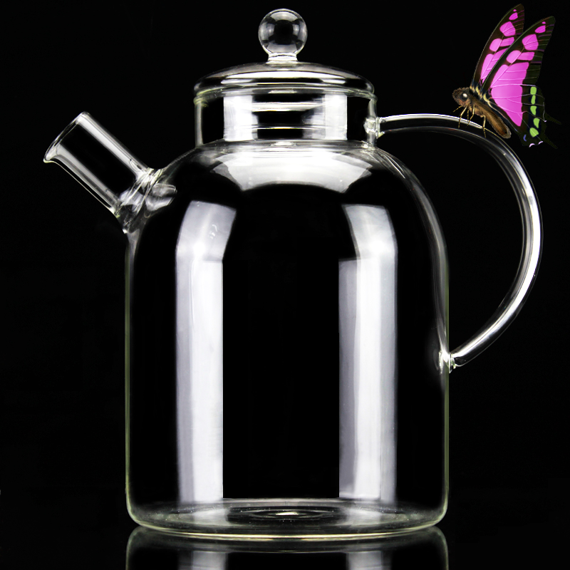 家用大号玻璃茶壶大容量玻璃壶耐高温加厚烧水壶煮茶器过滤泡茶壶