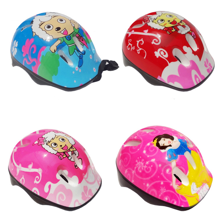 儿童轮滑鞋旱冰安全帽小孩自行车溜冰保护头盔夏半盔儿童护具头盔