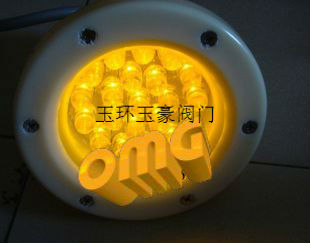 直销LED水下灯/LED水景灯/LED光源/LED喷泉专用灯 18颗灯珠 黄色