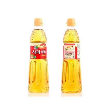 韩国进口食品 清静园苹果醋 900ml 寿司调味醋 醋饮料 水果醋