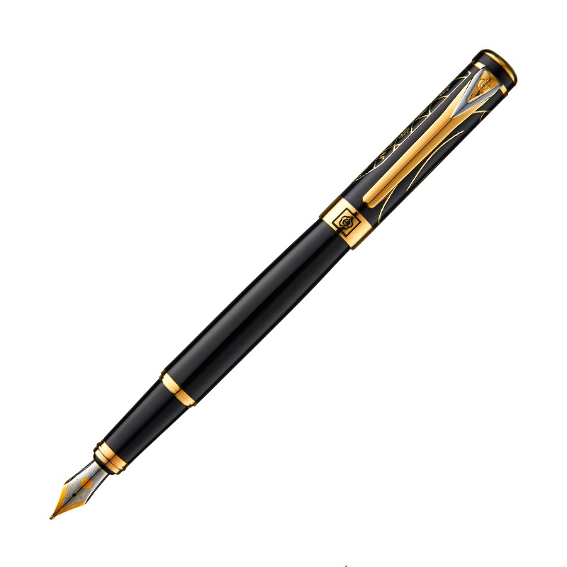 英雄钢笔正品英雄1078亲吻墨水笔铱金笔签字笔练字书法5687-RSHG