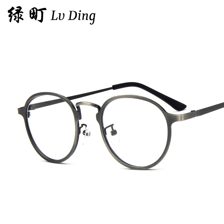 韩版新款记忆金属眼镜框复古时尚框架镜近视眼镜架潮平光镜邮个性
