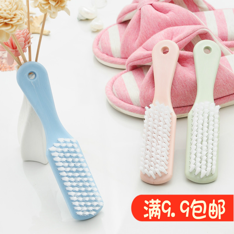 家务清洁多功能强力长柄硬毛塑料鞋刷清洁软毛刷子洗衣洗鞋专用刷