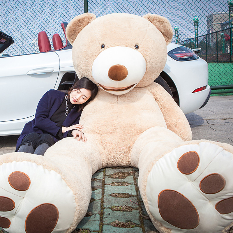 美国大熊毛绒玩具熊超大2米泰迪熊送女友布娃娃七夕情人节礼物女